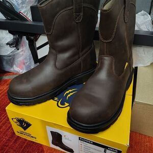 Herman Survivors Men's Dark Brown Leather Boots